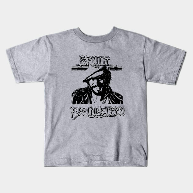 Springsteen (1970s banner) Kids T-Shirt by Third Unit